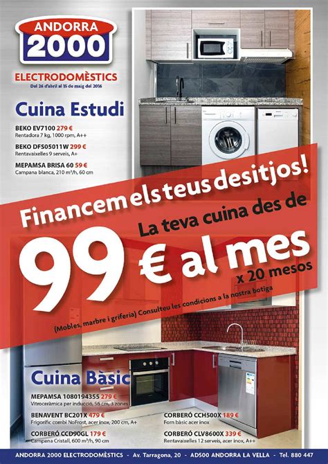 andorra electrodomesticos|andorra 2000 catálogo.